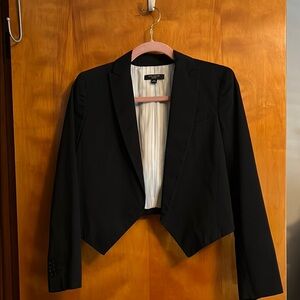 Ann Taylor Petite Black Cropped Blazer